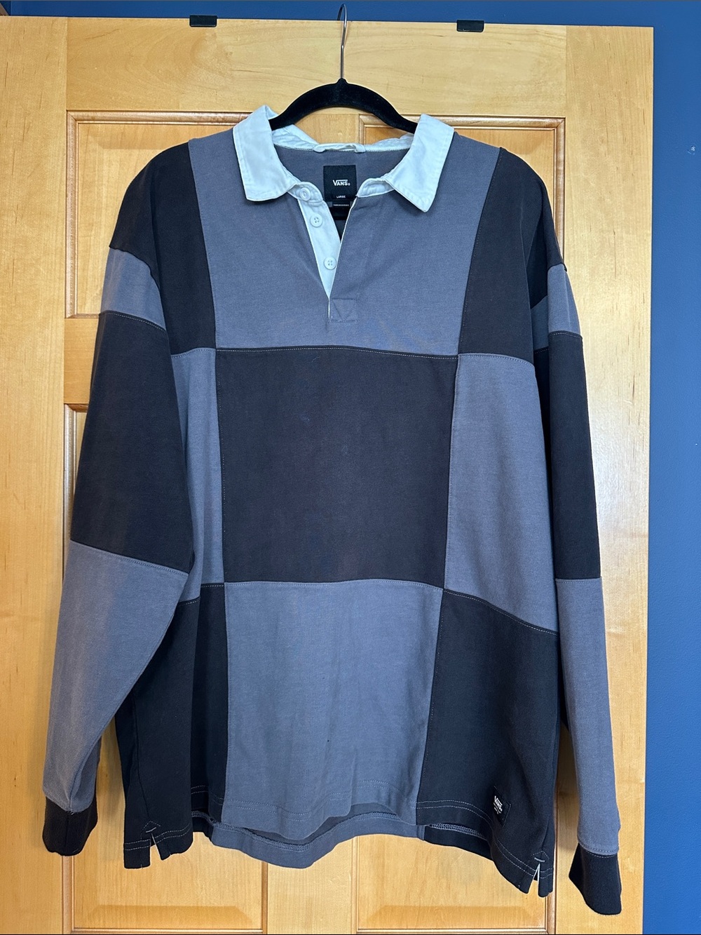 Vans Colorblock Shirt - Black & Gray